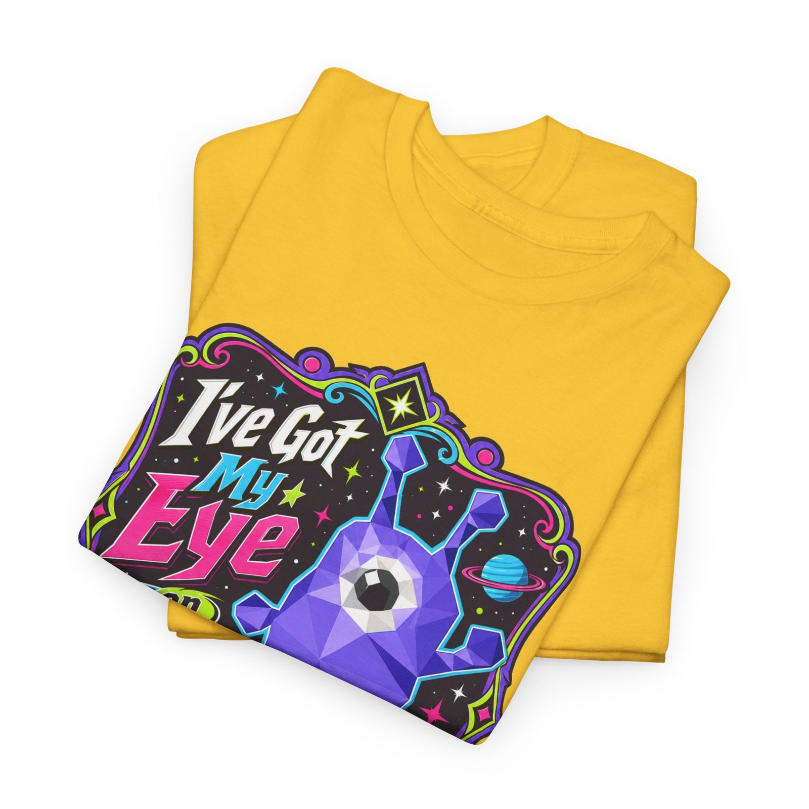I've Got My Eye On Uranus - Unisex T-Shirt – One-Eyed Alien, Out-of-This-World Humor - Image 3