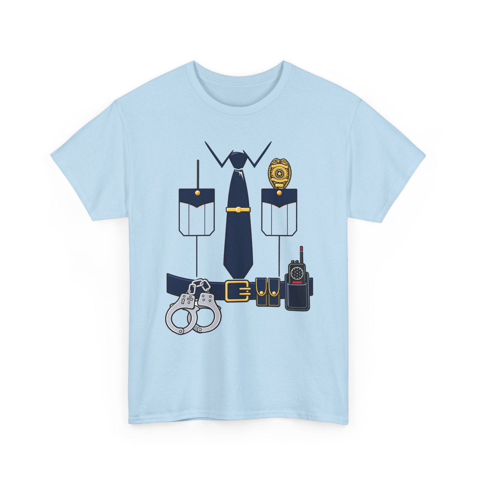 Police Officer - Unisex T-Shirt – Funny Easy Cop Halloween Costume