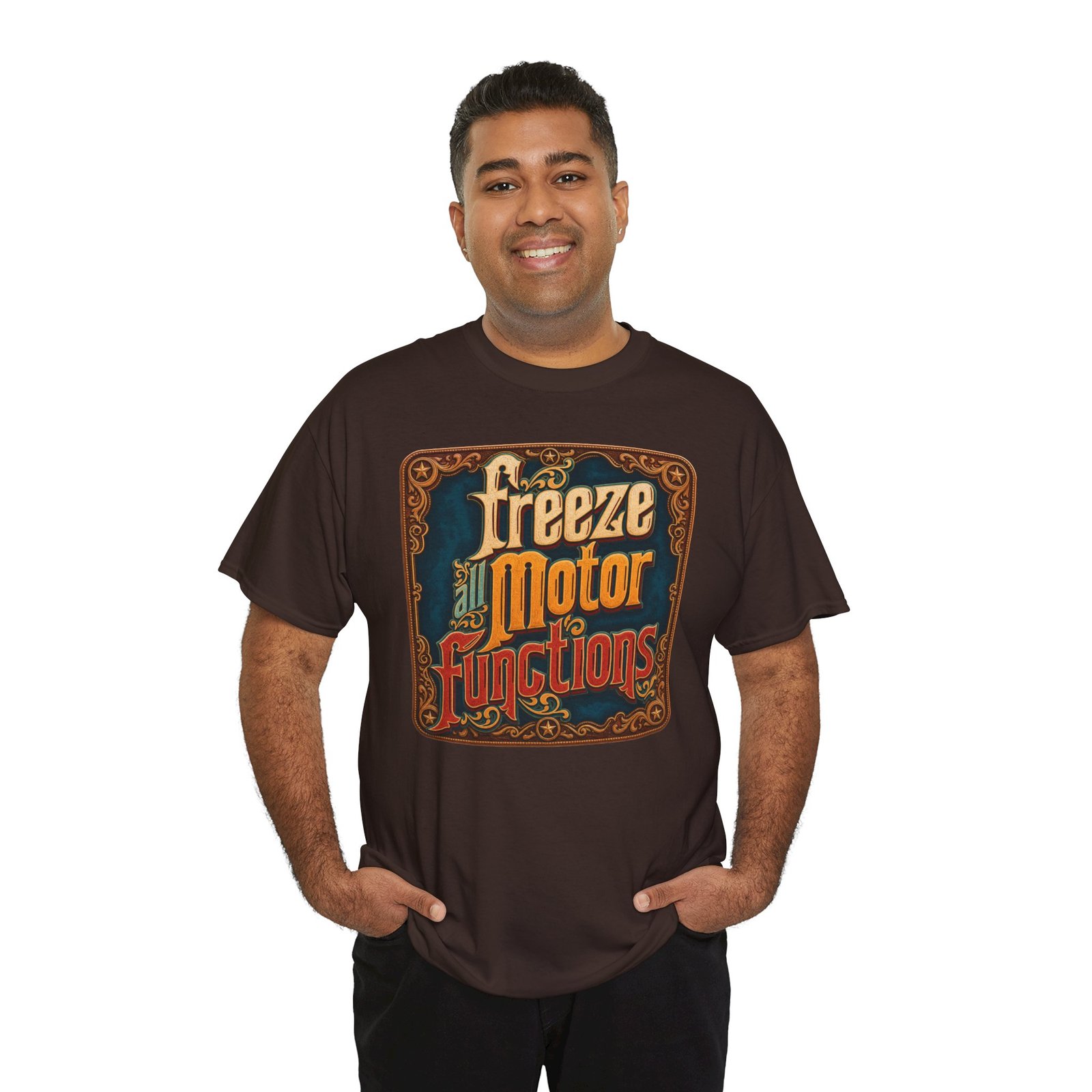 Freeze All Motor Functions - Unisex T-Shirt – Glitch in Style - Image 7