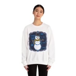 Snowman Anatomy - Unisex Sweatshirt – Funny Christmas - Science Diagram - Image 4