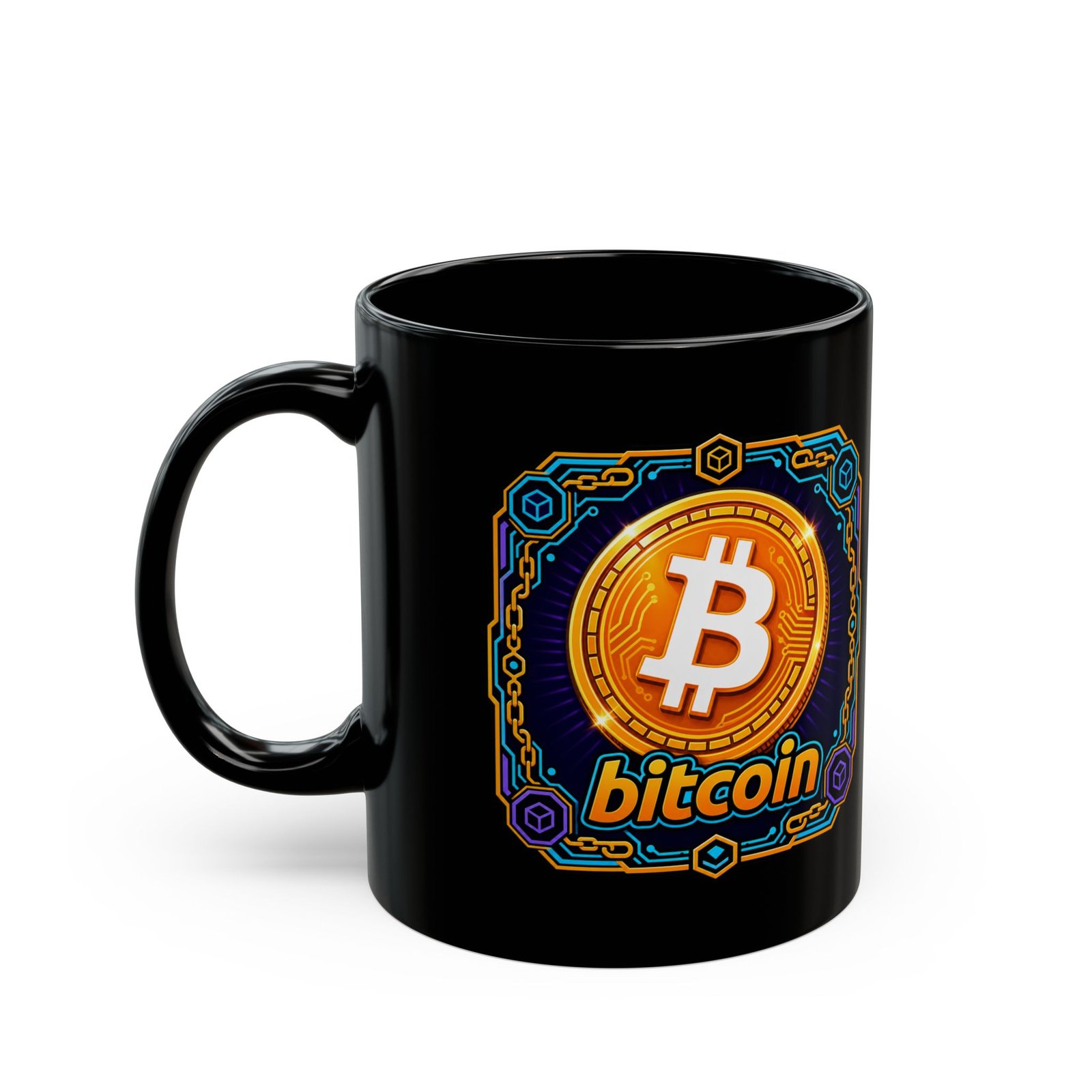 Bitcoin – Black Mug – Sip and HODL - Image 2