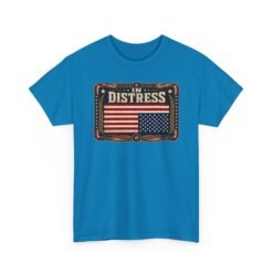 In Distress Signal - U.S.A. Flag - Unisex T-Shirt – Speak Without Saying a Word - Image 25