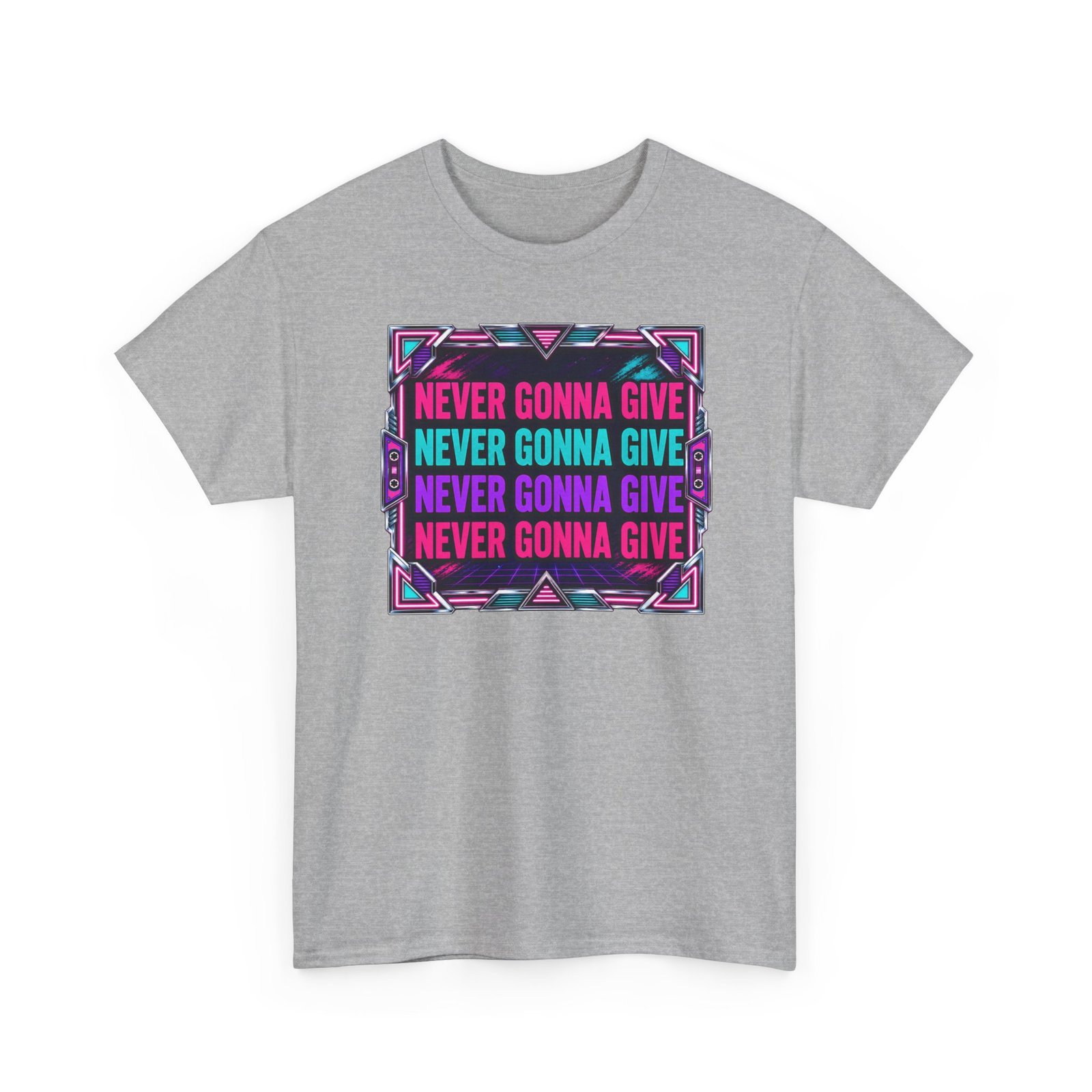 Never Gonna Give Loop - Unisex T-Shirt – Funny Rickroll - Internet Meme - Image 13