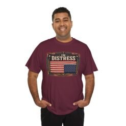 In Distress Signal - U.S.A. Flag - Unisex T-Shirt – Speak Without Saying a Word - Image 11