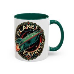 Planet Express - Color Accent Mug – Futurama Inspired Sci-Fi - Image 5