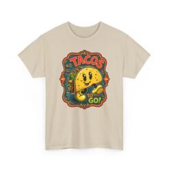 Tacos To Go - Unisex T-Shirt – Cute Kawaii Running Taco - Funny Foodie Tee - Image 26