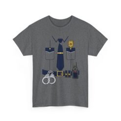 Police Officer - Unisex T-Shirt – Funny Easy Cop Halloween Costume - Image 17