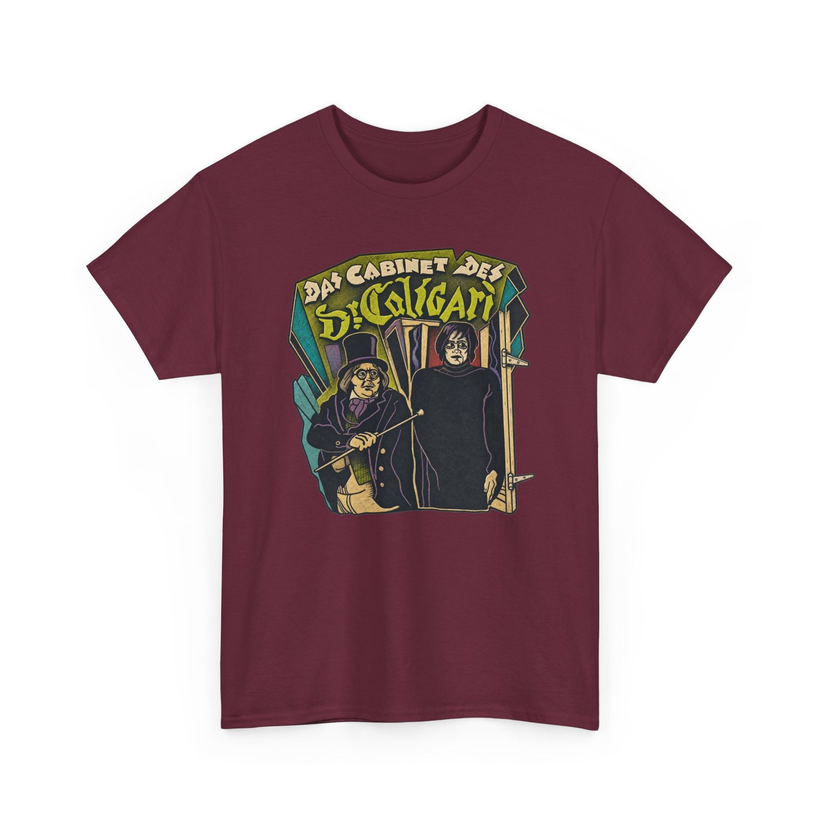 Das Cabinet des Dr. Caligari - Unisex T-Shirt – 1920 German Expressionist - Silent Horror Film - Image 19