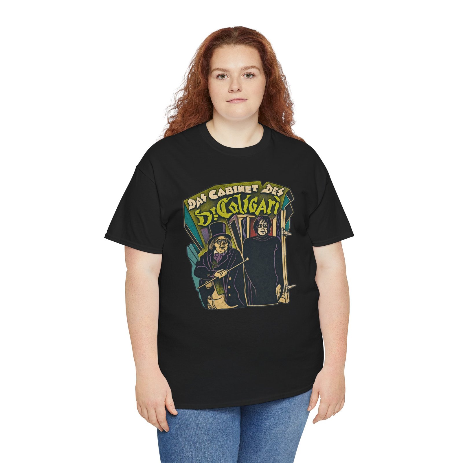 Das Cabinet des Dr. Caligari - Unisex T-Shirt – 1920 German Expressionist - Silent Horror Film - Image 9