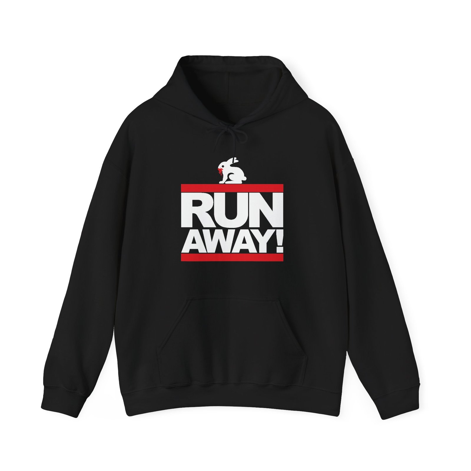 Run Away Rabbit - Unisex Hoodie – Monty Python Killer Rabbit - Retro Hip-Hop Style
