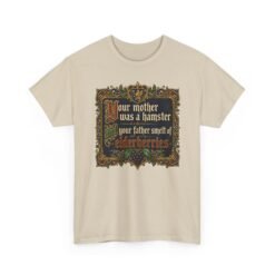 Your Mother Was a Hamster - Unisex Heavy Cotton T-Shirt – Monty Python Holy Grail Humor - Image 21
