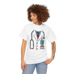 Doctor - Unisex T-Shirt – Funny Easy Halloween Medical Costume - Image 4
