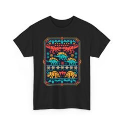 Dino-Mite Christmas - Unisex T-Shirt – Funny Dinosaur - Ugly Christmas Sweater - Image 10