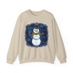 Snowman Anatomy - Unisex Sweatshirt – Funny Christmas - Science Diagram - Image 11
