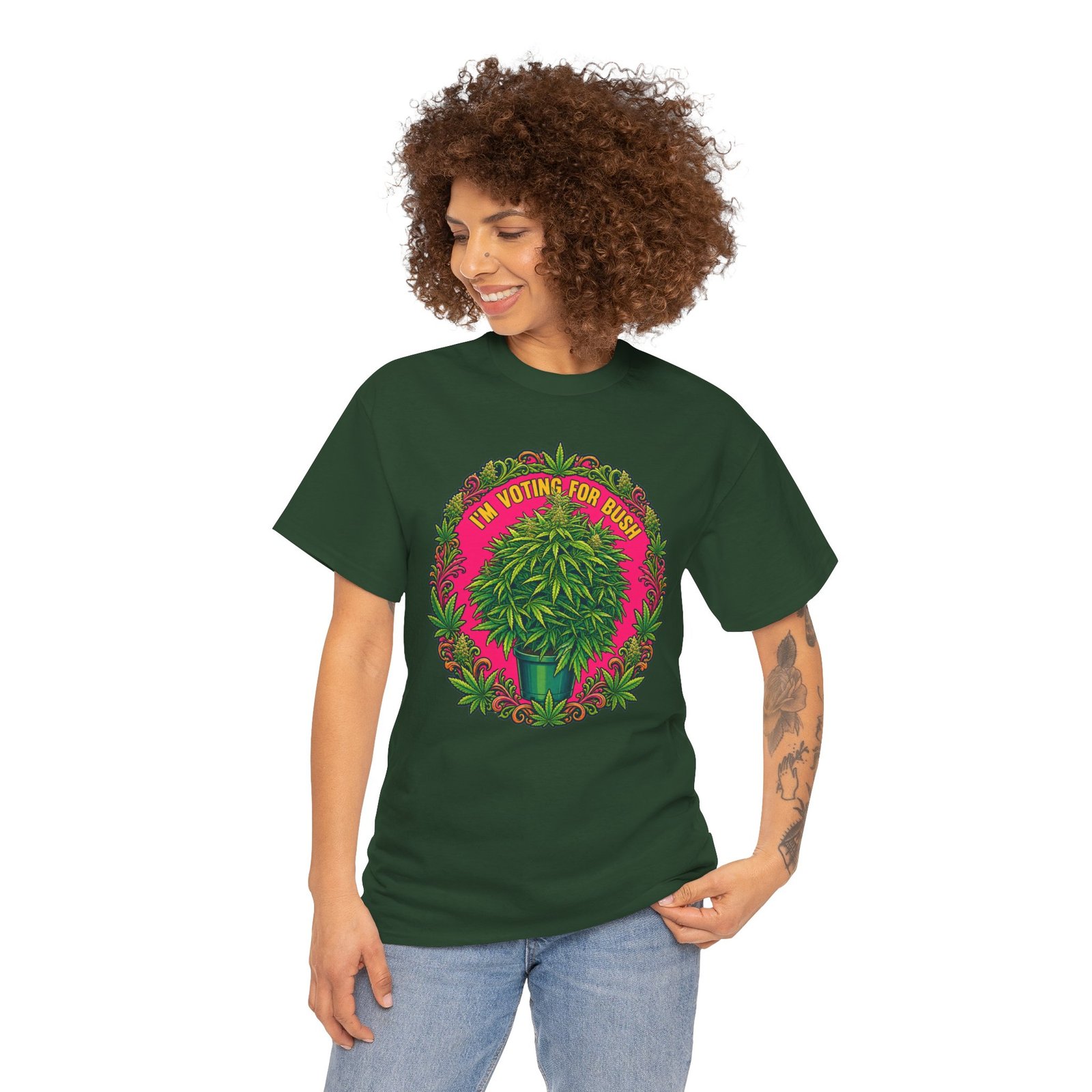 I’m Voting for Bush - Unisex T-Shirt – Grassroots Campaign Vibes - Image 3