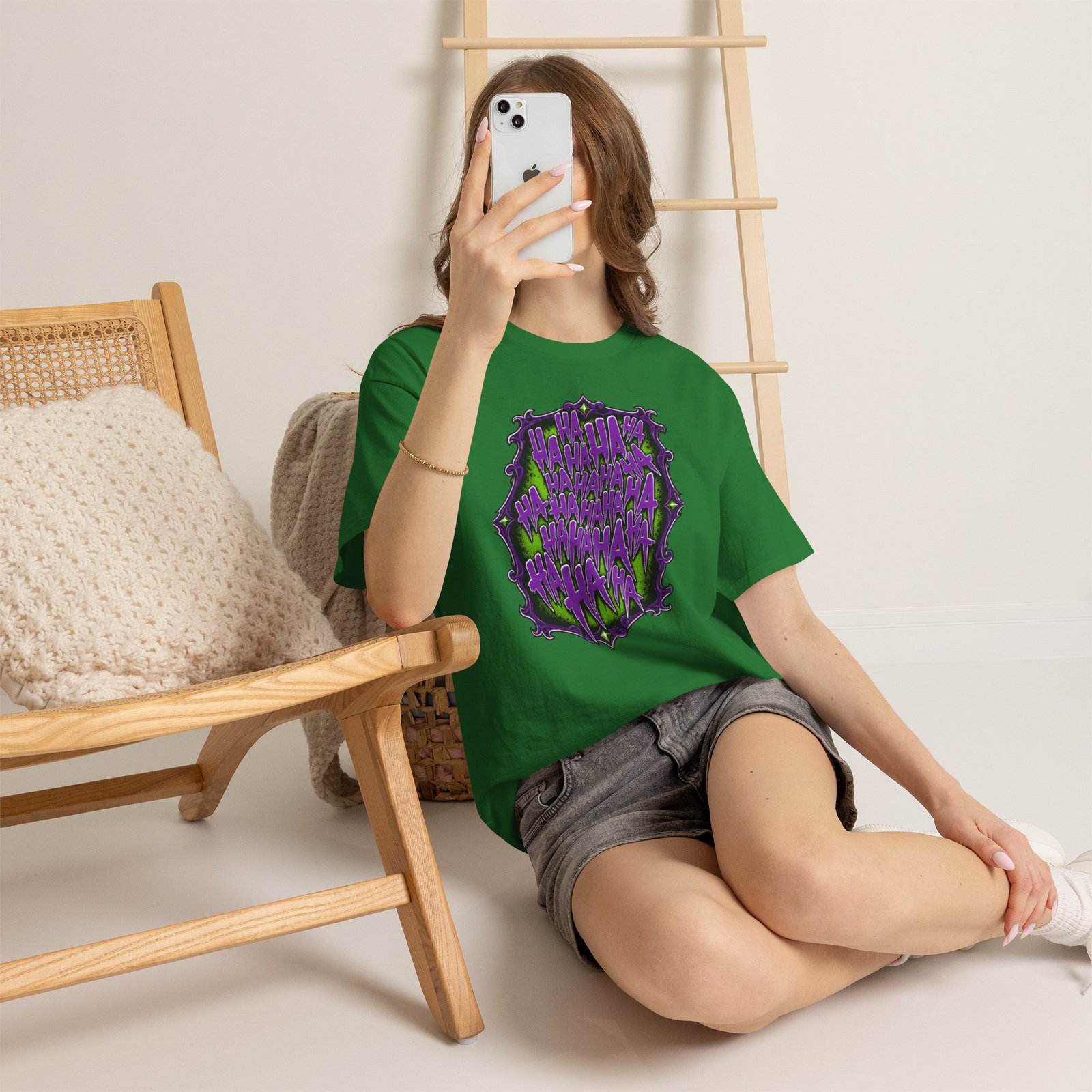 "HA HA HA" Unisex T-Shirt – Madness in Style - Image 4