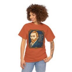 Vincent van Gogh Inspirational Quote – Unisex T-Shirt – Great Things Take Time - Image 5