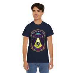 Take Me With You - Unisex T-Shirt – Funny UFO Cow Abduction - Alien Humor - Image 12