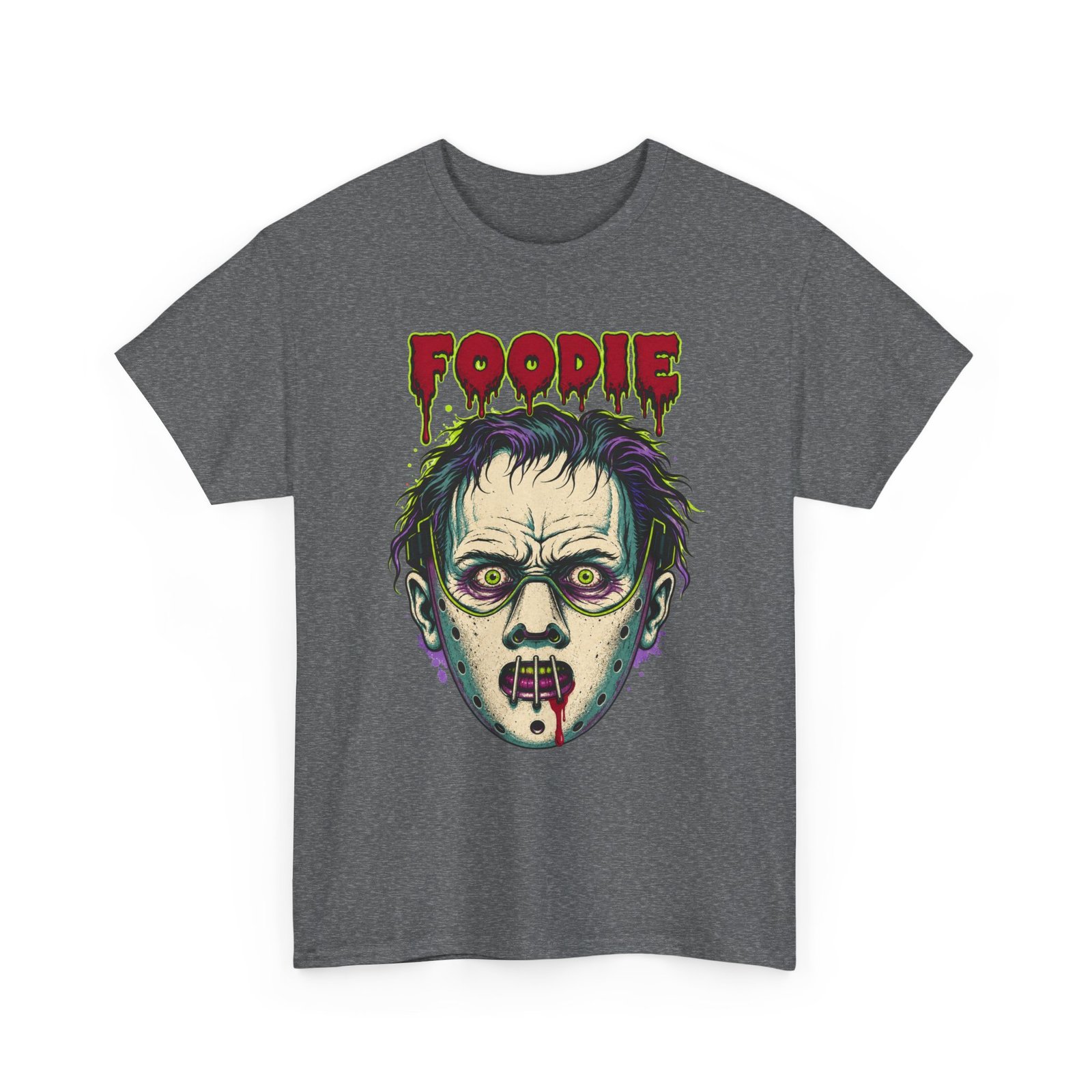 Foodie Hannibal Lecter - Unisex T-Shirt – Funny Horror - Dark Humor - Image 16