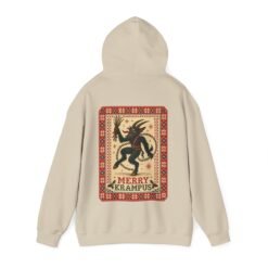 Merry Krampus - Unisex Hoodie – Cozy Up with Claus's Creepy Cousin - Image 17