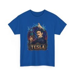 Tesla Strikes Again - Unisex T-Shirt – Funny Nikola Tesla - Science Lightning - Image 17
