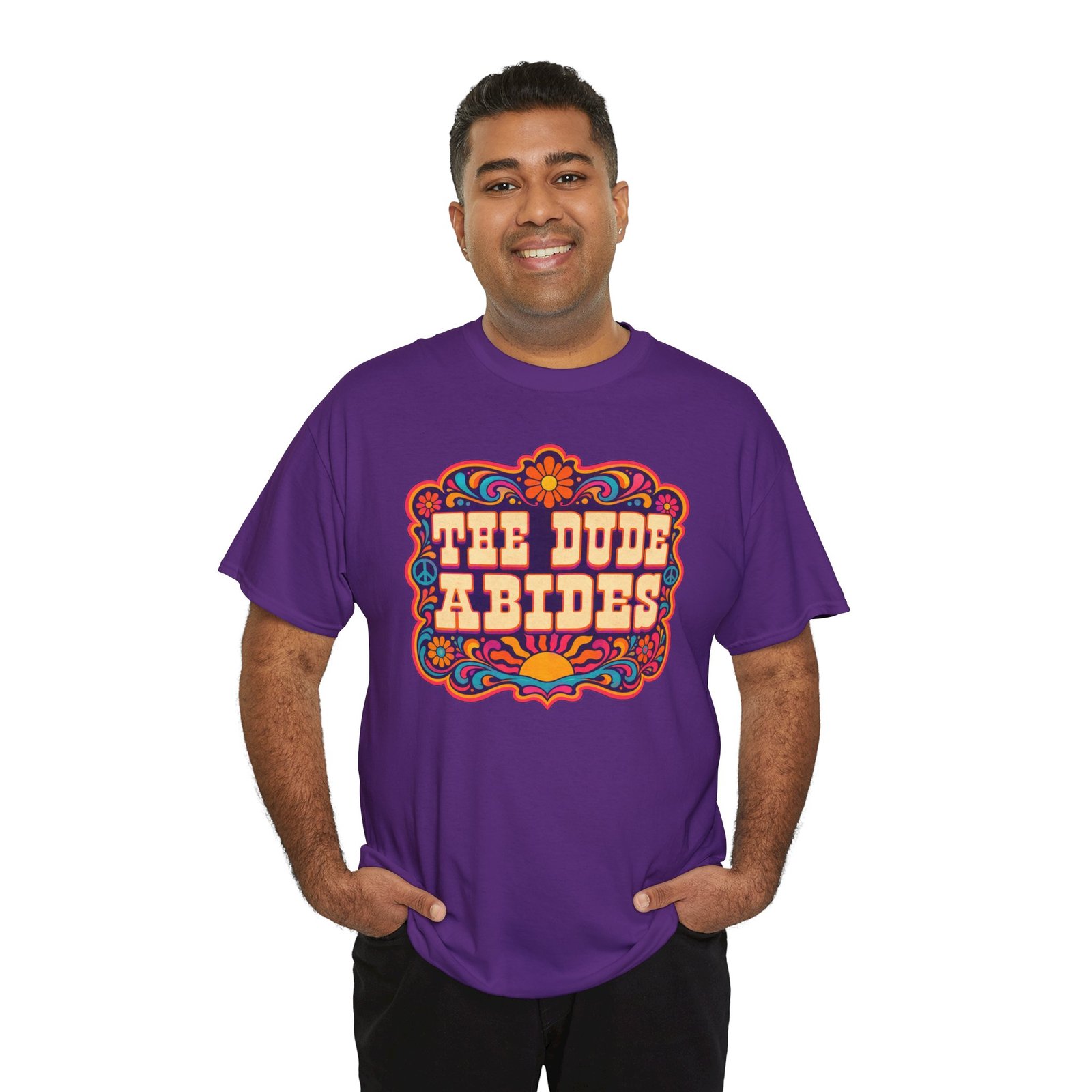 The Dude Abides - Unisex T-Shirt – Funny Big Lebowski Movie Quote - Bowling Tee - Image 10