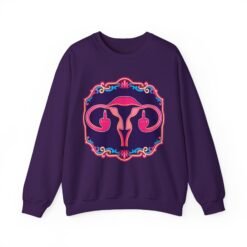 Ovaries with Middle Fingers - Unisex Sweatshirt – Funny Anatomy - Image 11