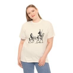 Don Quixote - Unisex T-Shirt – Cervantes Windmill - Classic Literature - Image 3