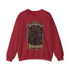 Greetings From Krampus - Unisex Sweatshirt – Cozy with a Side of Creepy - Image 16