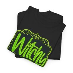 Witchy - Unisex T-Shirt – Broom Witchcore - Spooky Season - Image 3