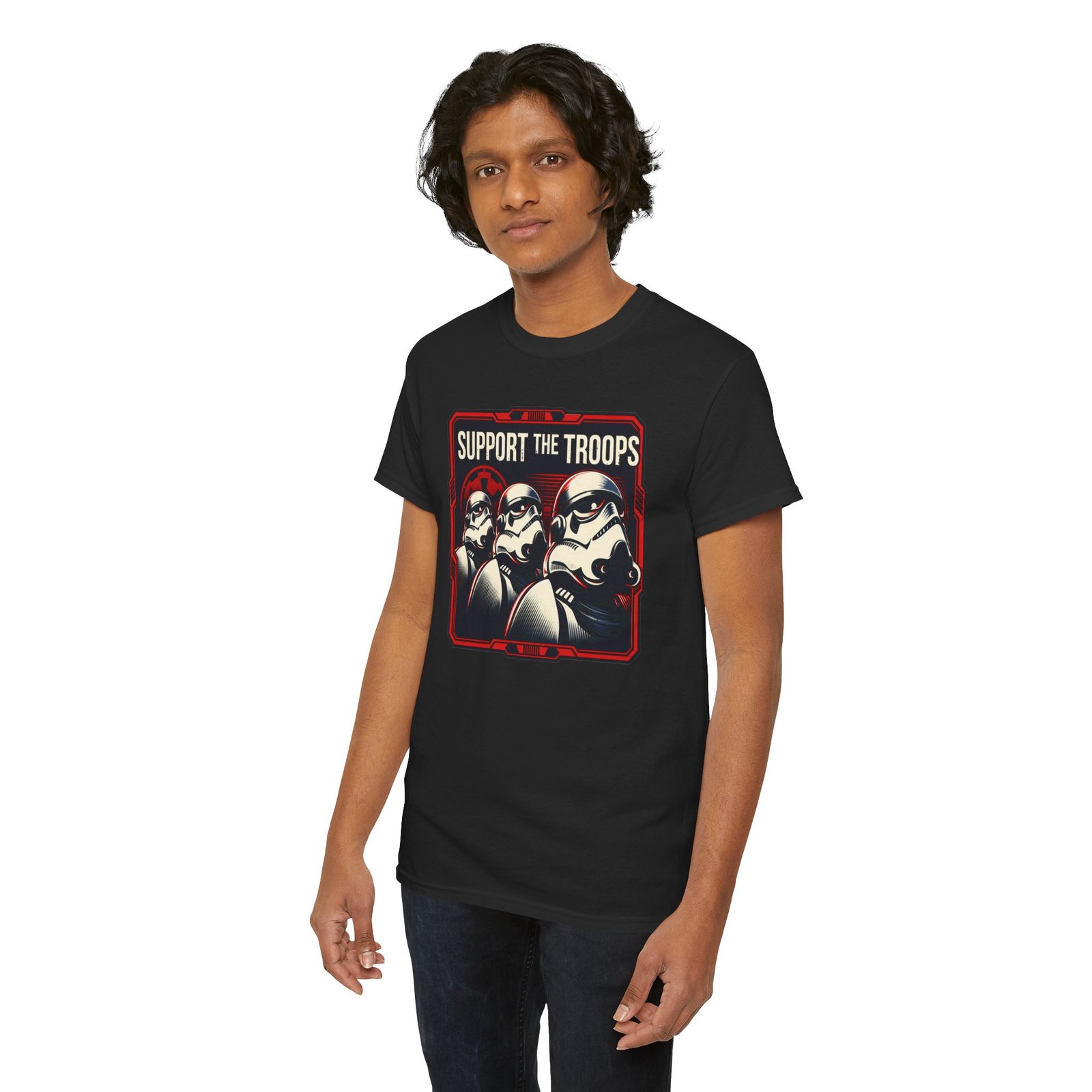 Support the Troops - Unisex T-Shirt – Funny Space Trooper - Sci-Fi Humor - Image 7