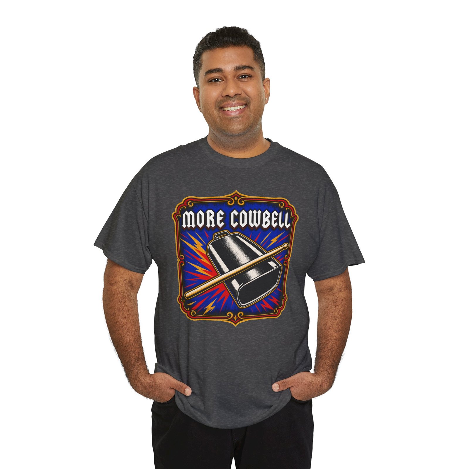 More Cowbell - Unisex T-Shirt – Because the Prescription is Always More - Image 6