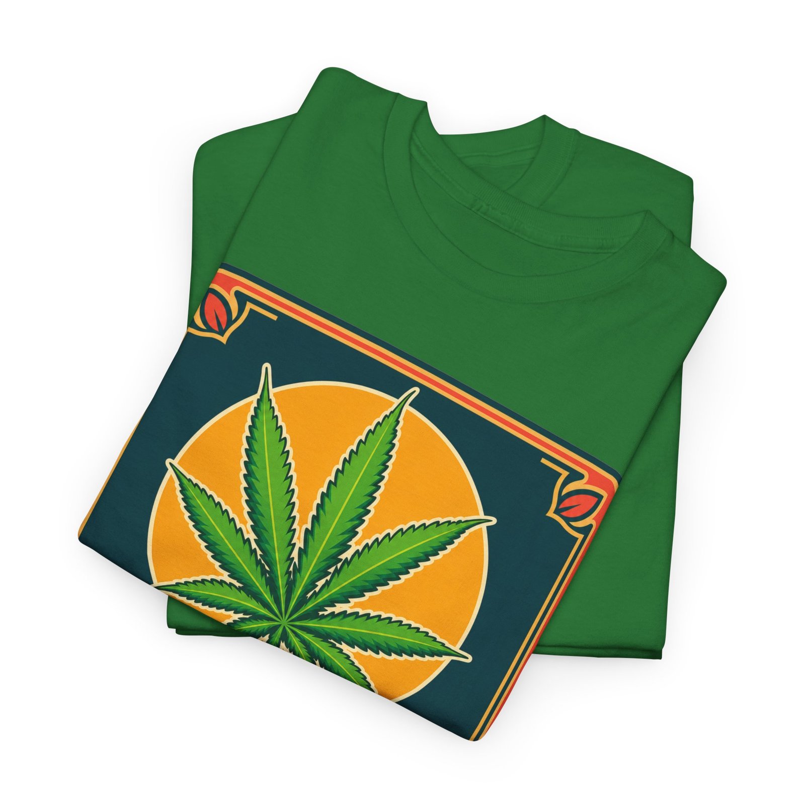 Vegetarian - Unisex T-Shirt – Funny Marijuana Leaf - Cannabis Lovers - Image 2