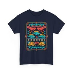 Dino-Mite Christmas - Unisex T-Shirt – Funny Dinosaur - Ugly Christmas Sweater - Image 18