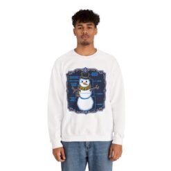 Snowman Anatomy - Unisex Sweatshirt – Funny Christmas - Science Diagram - Image 5