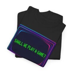 Shall We Play a Game? - Unisex T-Shirt – WarGames - Retro 80s Computer Movie - Image 3