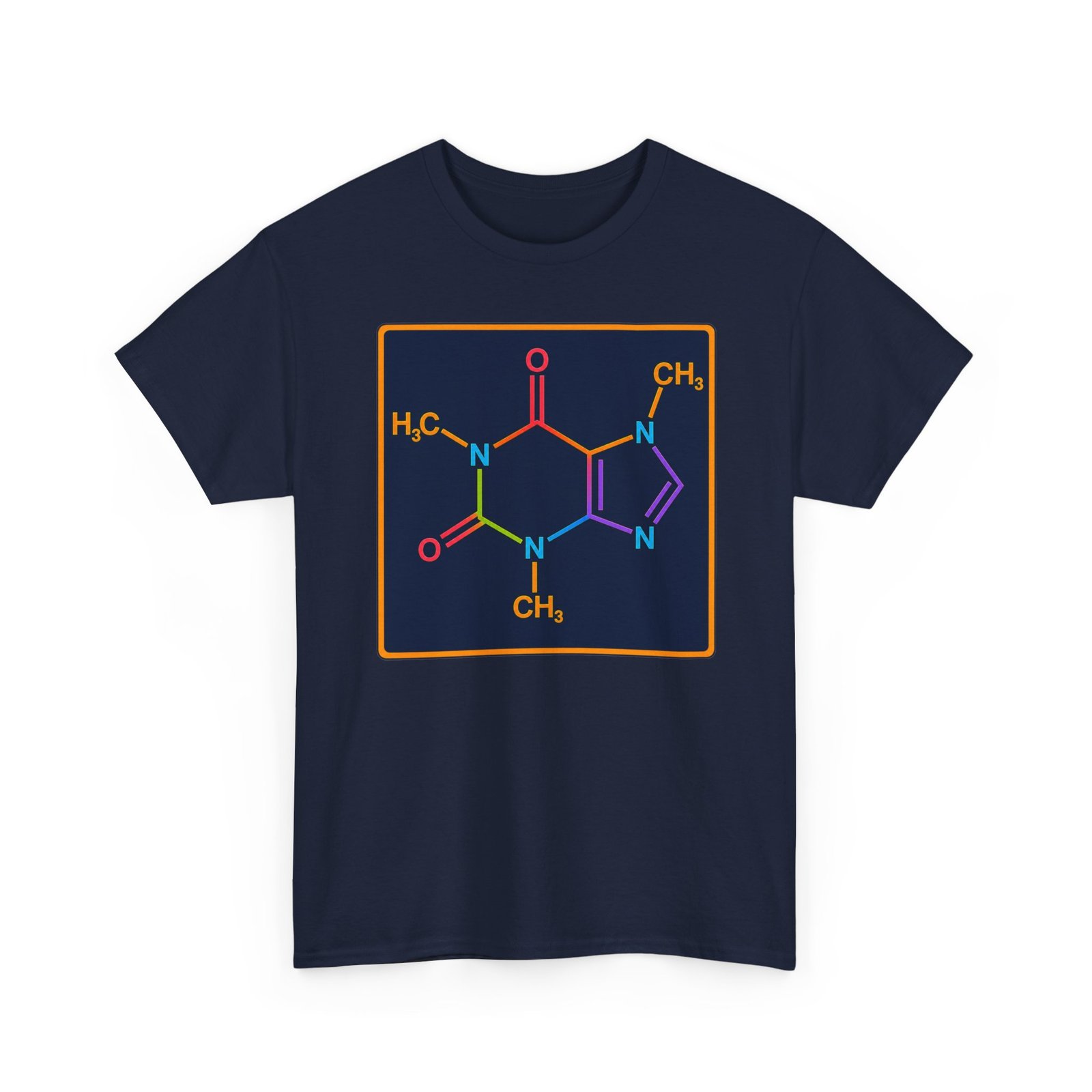 Caffeine Molecule - Unisex T-Shirt – Fuel Your Brain in Style - Image 18