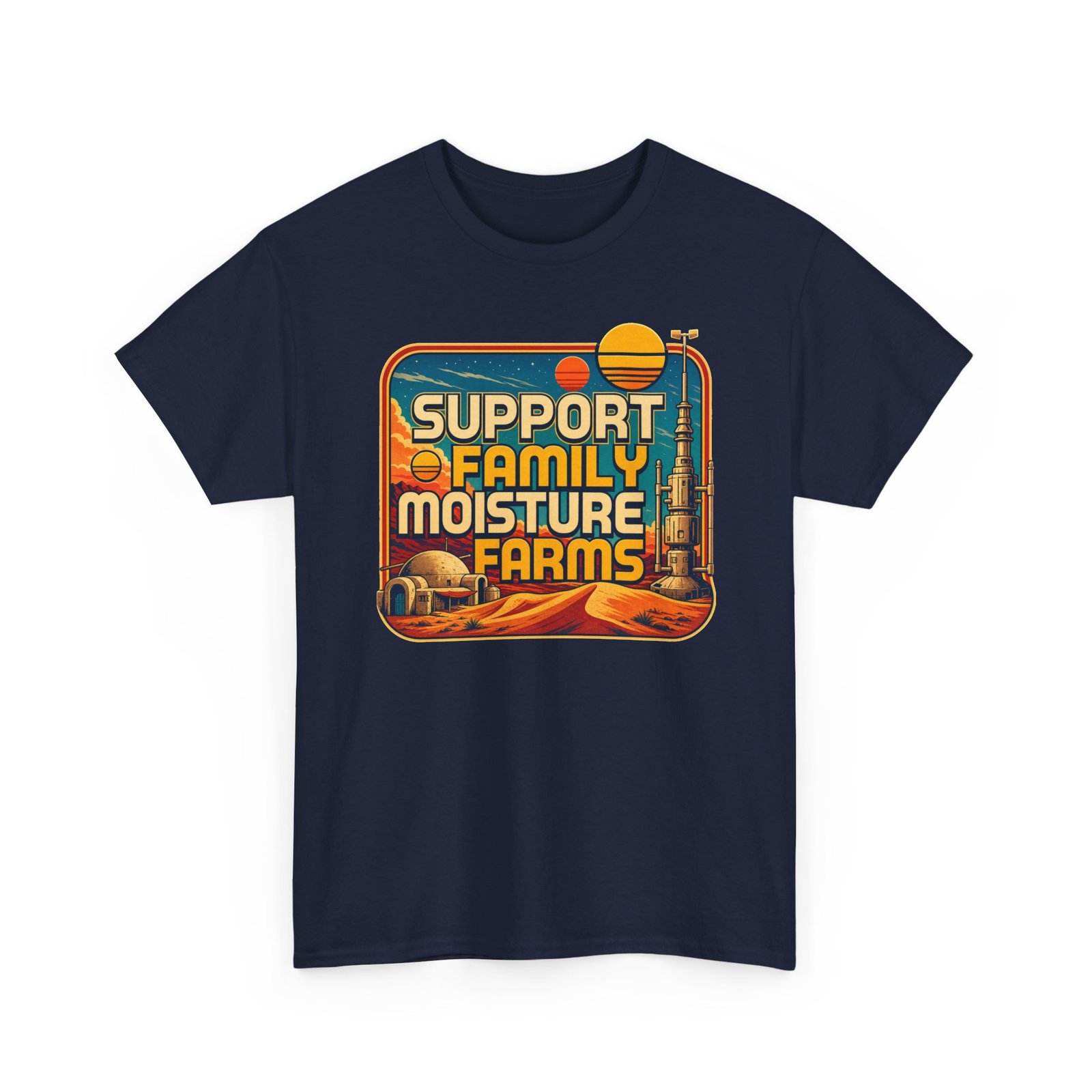 Support Family Moisture Farms - Unisex T-Shirt – Desert Roots, Galactic Pride - Image 17