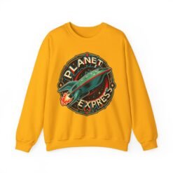 Planet Express - Unisex Sweatshirt – Futurama Inspired - Intergalactic Delivery