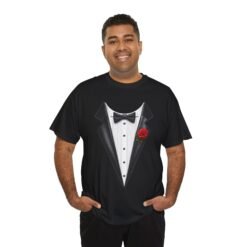 Tuxedo - Unisex T-Shirt – Funny Fake Tuxedo Costume - Formal Party Tee - Image 4