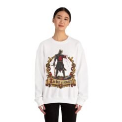 'Tis But A Scratch - Unisex Sweatshirt – Funny Monty Python Black Knight - Image 2