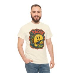Tacos To Go - Unisex T-Shirt – Cute Kawaii Running Taco - Funny Foodie Tee - Image 7