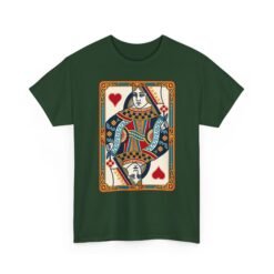 Queen of Hearts - Unisex T-Shirt – Classic Playing Card - Image 16