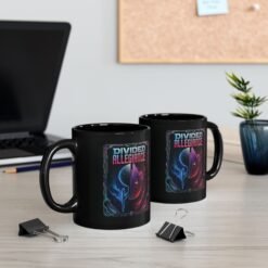 Divided Allegiance - Black Mug – One Mug, Two Galaxies - Sci-Fi - Image 4