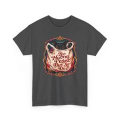 The Horrors Persist But So Do I – Unisex T-Shirt – Existential Black Cat Energy - Image 20