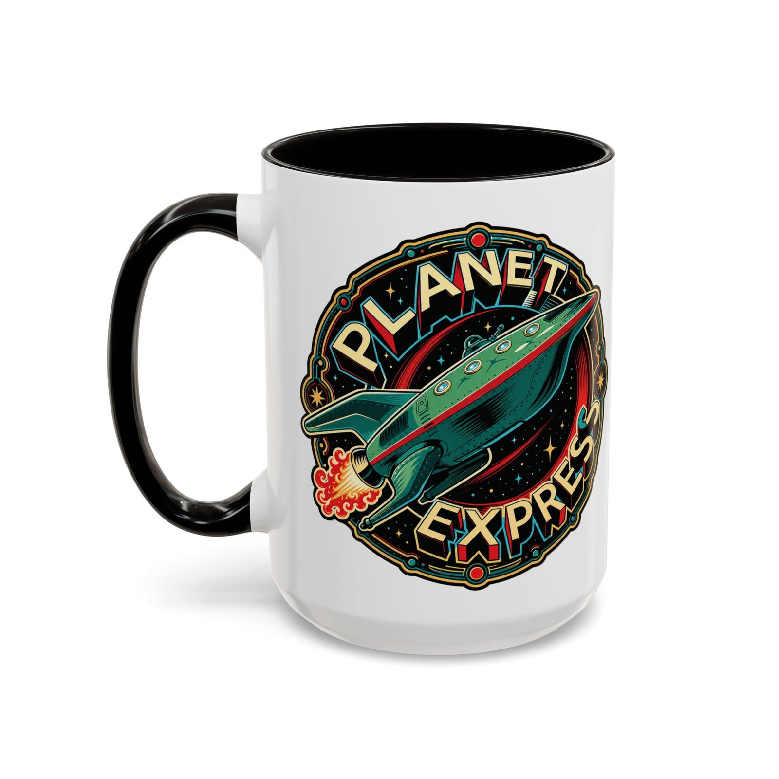Planet Express - Color Accent Mug – Futurama Inspired Sci-Fi - Image 12