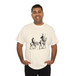 Don Quixote - Unisex T-Shirt – Cervantes Windmill - Classic Literature - Image 7