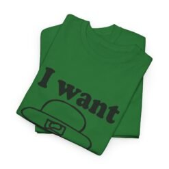 I Want The Gold! - Unisex T-Shirt – Crichton Leprechaun - Viral Meme - Image 6