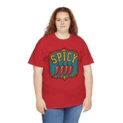 SPICY - Unisex T-Shirt – Hot Pepper Chili Lover - Hot Sauce Foodie - Image 9