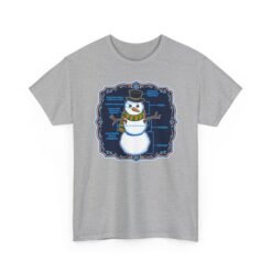 Snowman Anatomy - Unisex T-Shirt – Funny Christmas - Winter Science Diagram Tee - Image 12